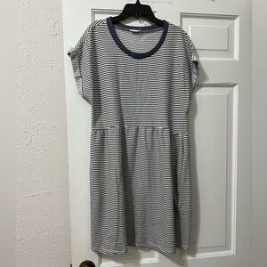Hem & Thread, Pull Over Striped Dress